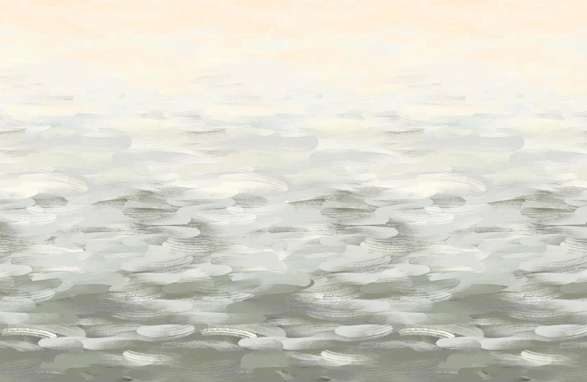 LA Colorscape Wallpaper - Desertscape Mural - Mist