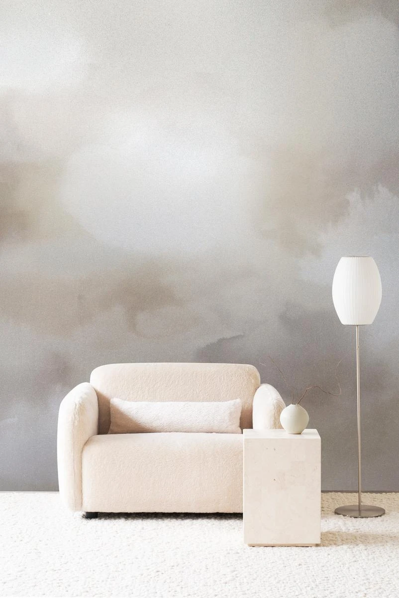 Dispersion Wallpaper - Champagne metallic
