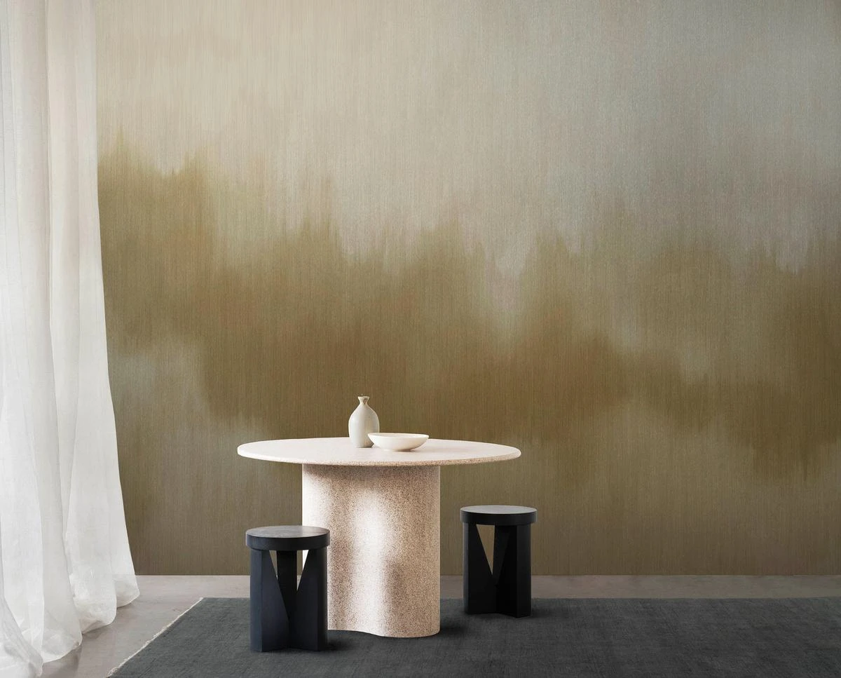 Solar Wallpaper - Gold metallic