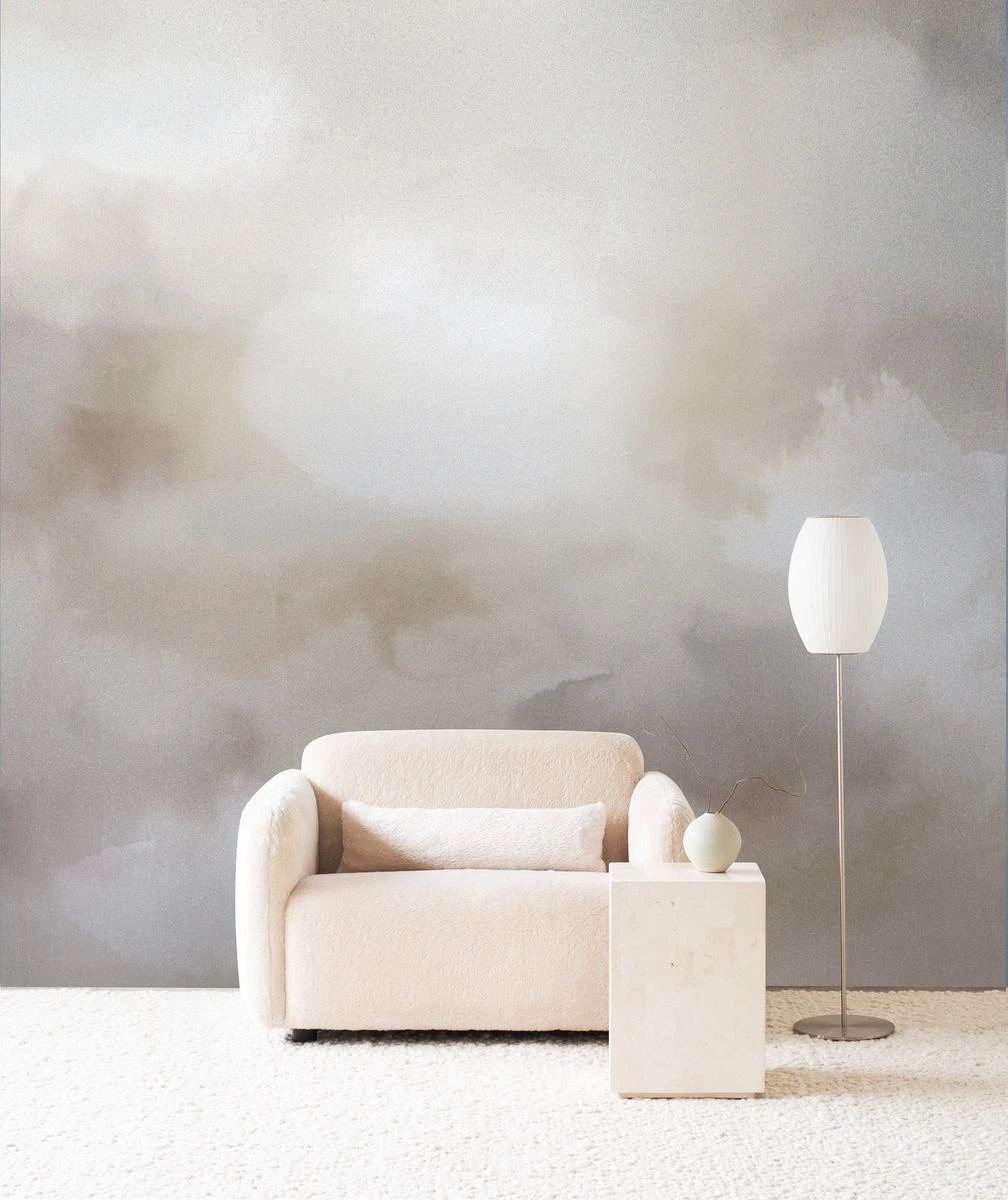 Dispersion Wallpaper - Champagne metallic